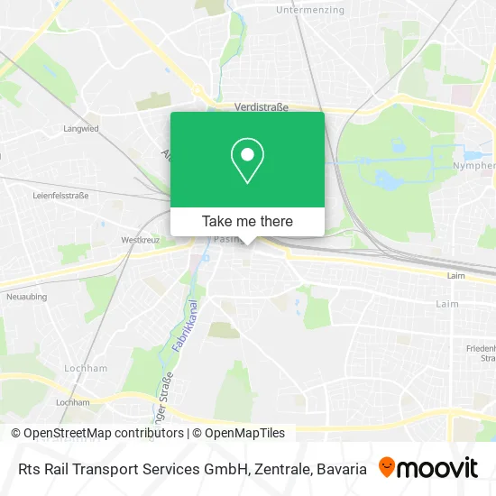 Rts Rail Transport Services GmbH, Zentrale map