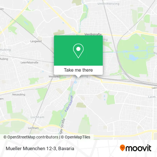 Карта Mueller Muenchen 12-3