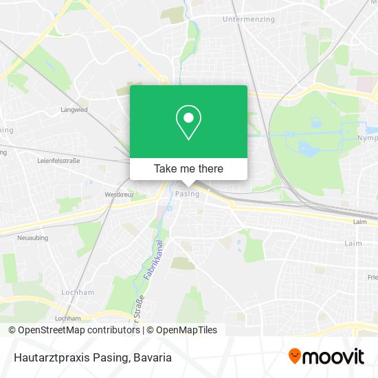 Карта Hautarztpraxis Pasing