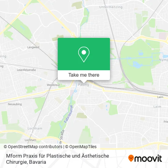 Карта Mform Praxis für Plastische und Ästhetische Chirurgie