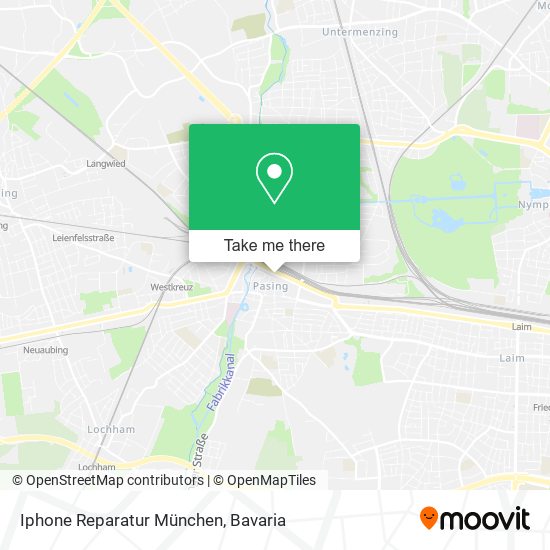 Iphone Reparatur München map