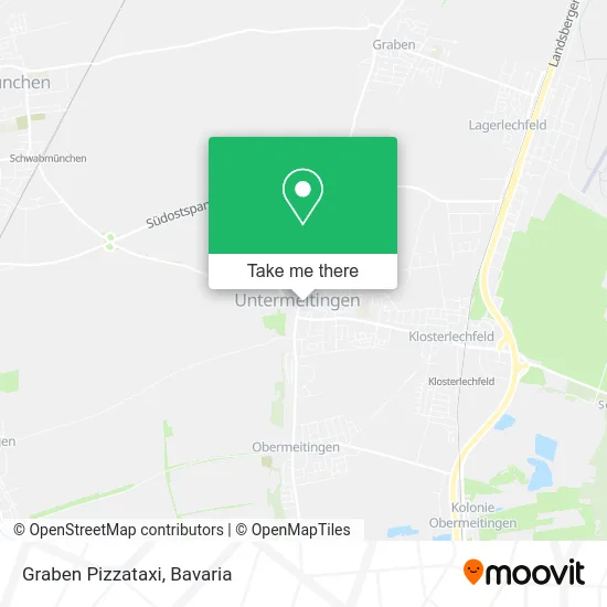 Карта Graben Pizzataxi