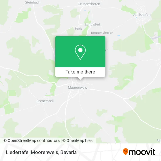 Карта Liedertafel Moorenweis