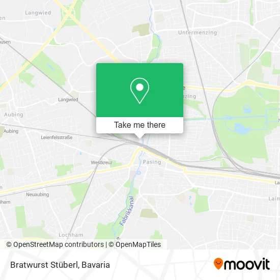 Карта Bratwurst Stüberl