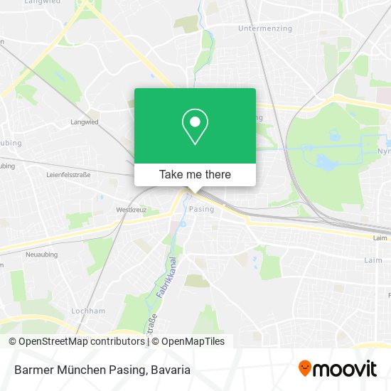 Barmer München Pasing map