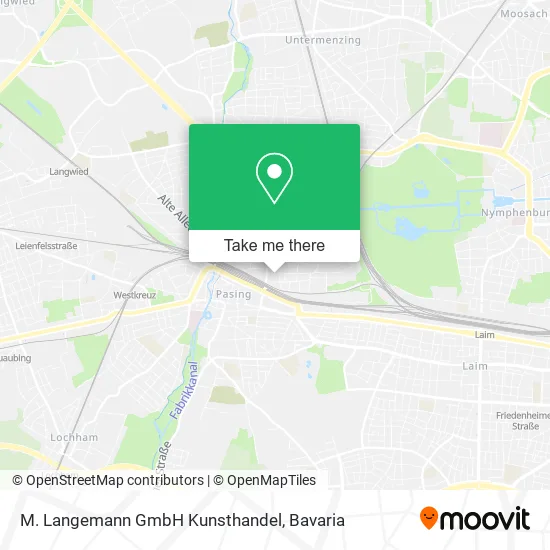 Карта M. Langemann GmbH Kunsthandel