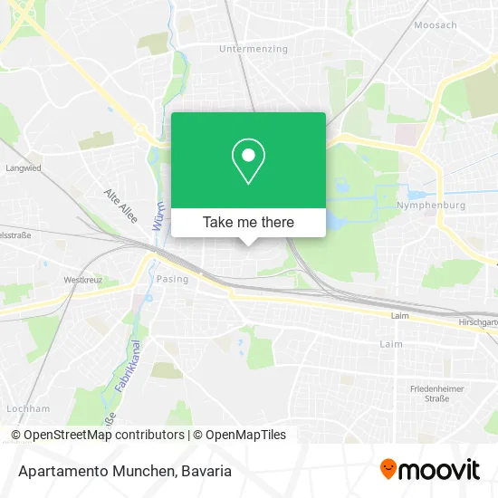 Карта Apartamento Munchen