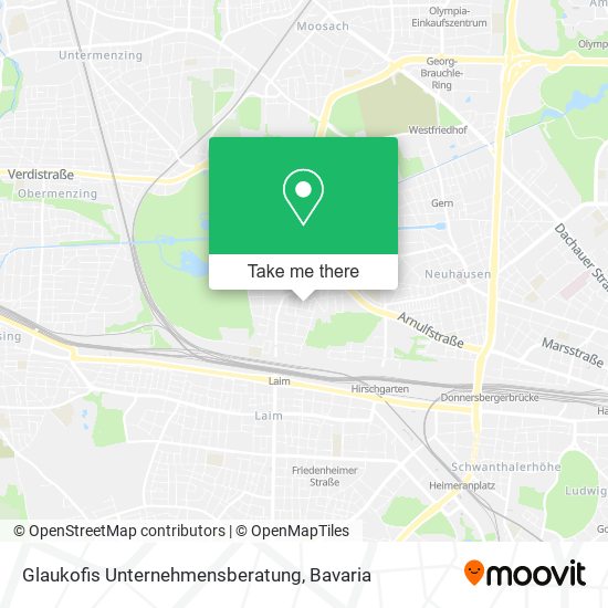 Glaukofis Unternehmensberatung map