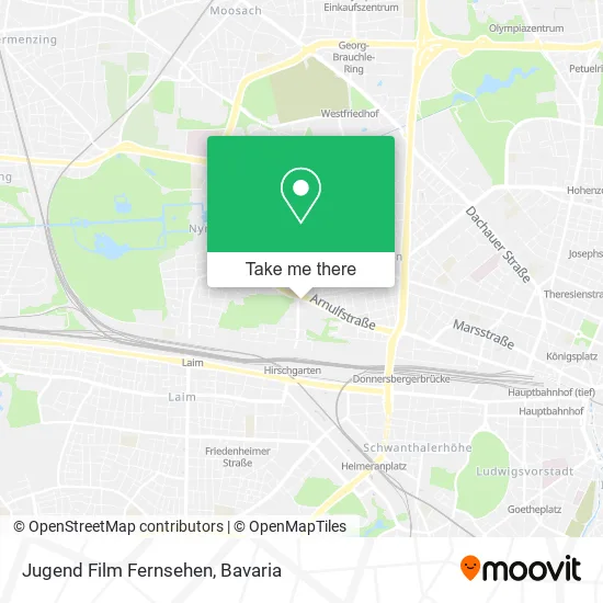 Карта Jugend Film Fernsehen