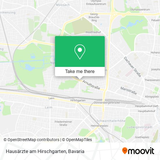 Hausärzte am Hirschgarten map