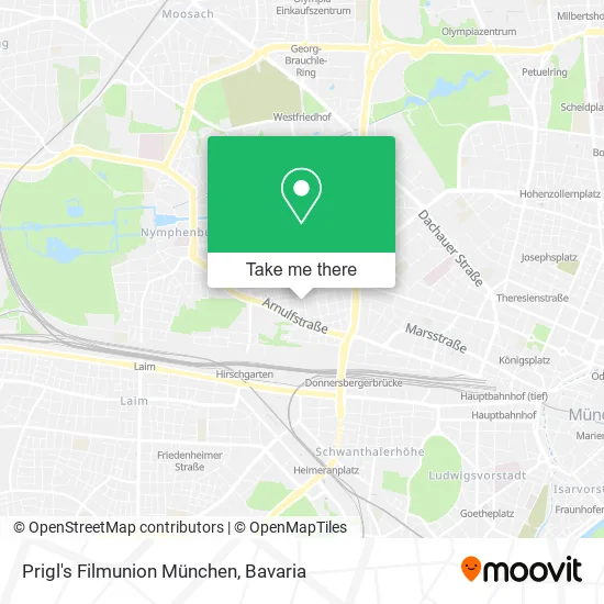 Карта Prigl's Filmunion München