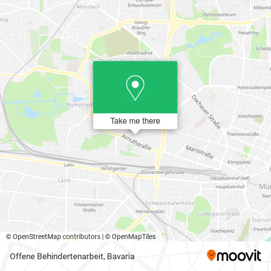 Карта Offene Behindertenarbeit