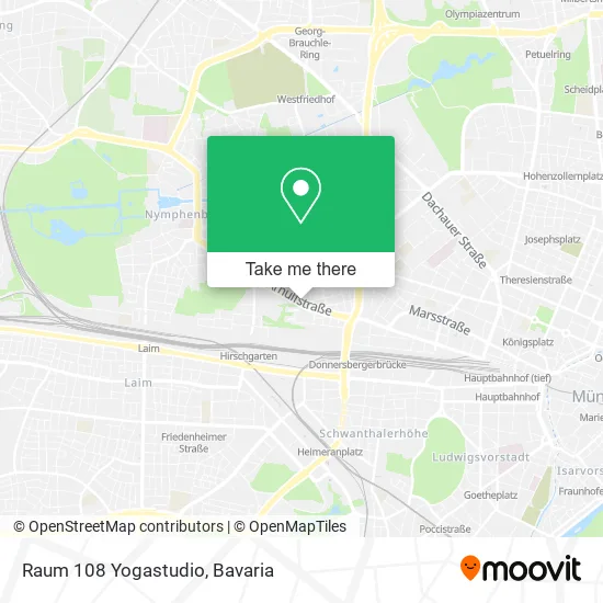 Карта Raum 108 Yogastudio