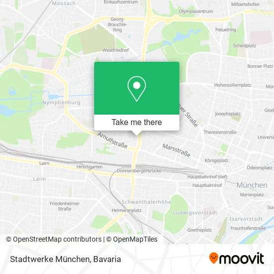 Карта Stadtwerke München