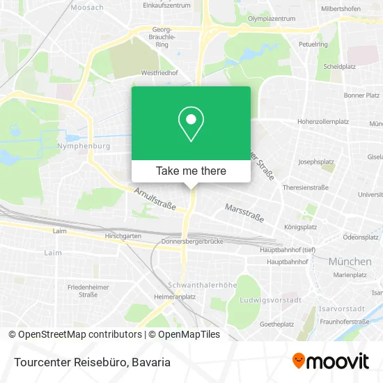 Карта Tourcenter Reisebüro