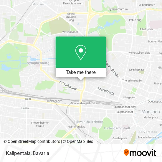 Карта Kalipentala