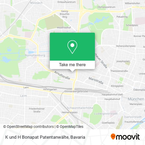 K und H Bonapat Patentanwälte map