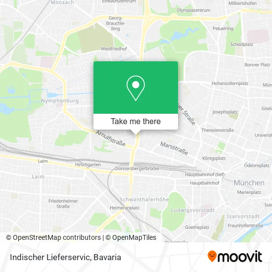 Карта Indischer Lieferservic