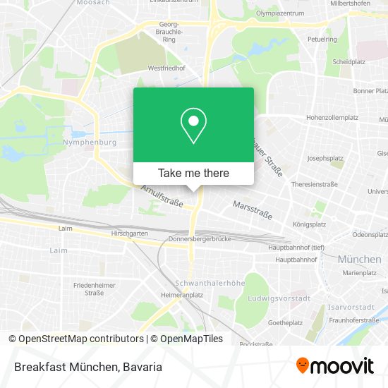 Breakfast München map