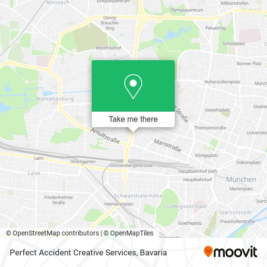 Perfect Accident Creative Services map