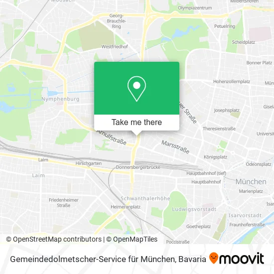 Карта Gemeindedolmetscher-Service für München