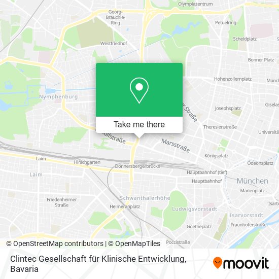 Карта Clintec Gesellschaft für Klinische Entwicklung