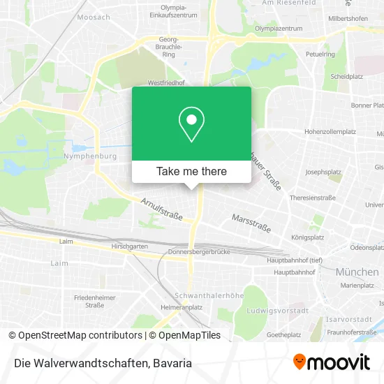 Карта Die Walverwandtschaften