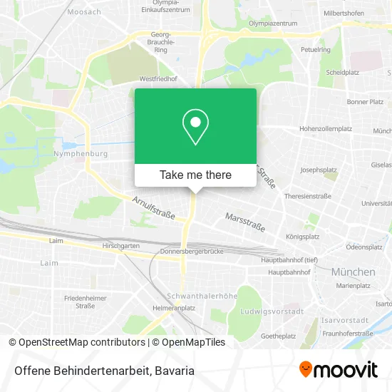 Карта Offene Behindertenarbeit