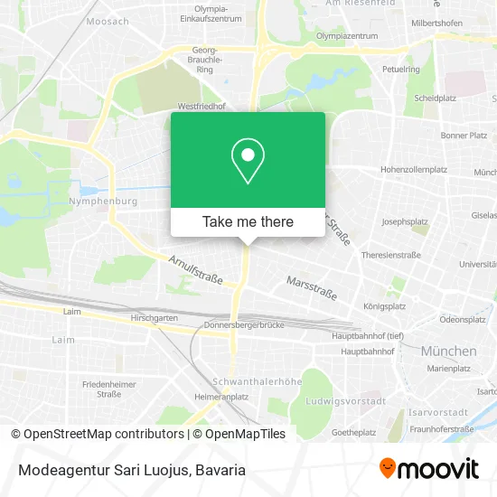 Карта Modeagentur Sari Luojus