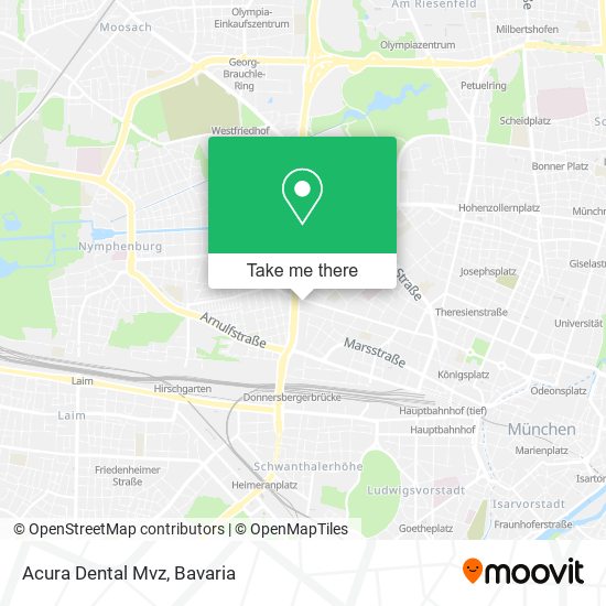 Acura Dental Mvz map