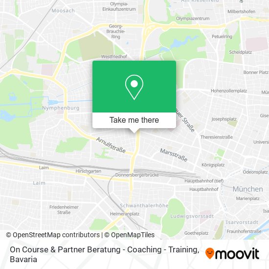 Карта On Course & Partner Beratung - Coaching - Training