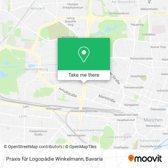 Карта Praxis für Logopädie Winkelmann