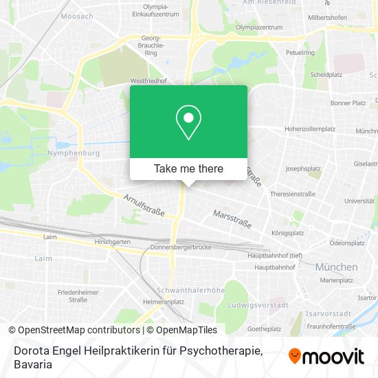 Dorota Engel Heilpraktikerin für Psychotherapie map