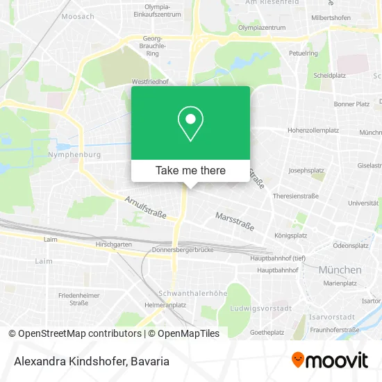 Alexandra Kindshofer map