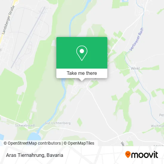 Карта Aras Tiernahrung