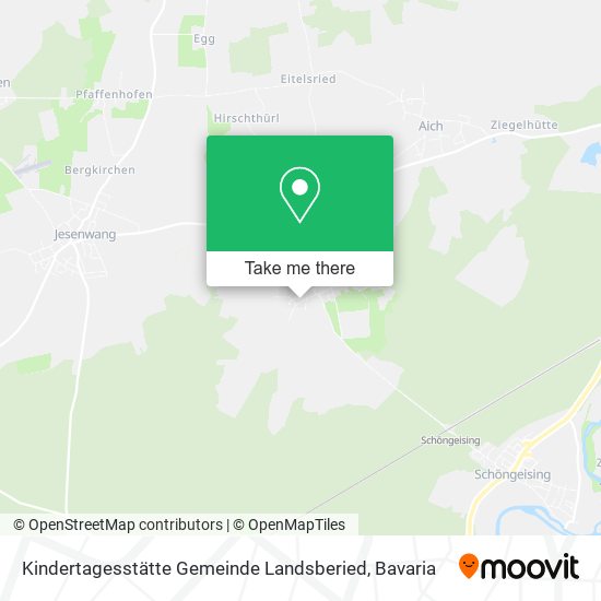 Kindertagesstätte Gemeinde Landsberied map
