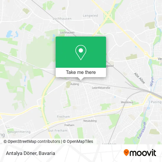 Antalya Döner map