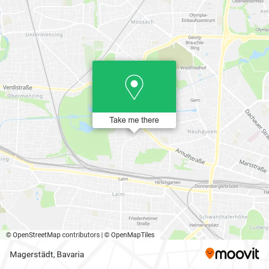 Карта Magerstädt