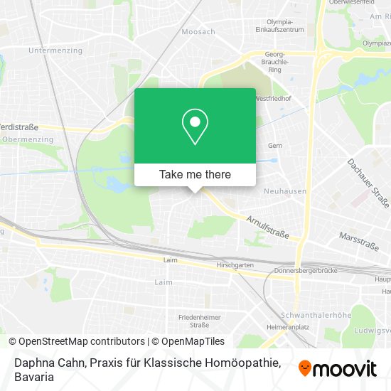 Daphna Cahn, Praxis für Klassische Homöopathie map
