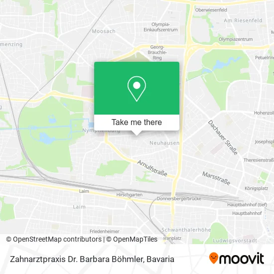 Карта Zahnarztpraxis Dr. Barbara Böhmler