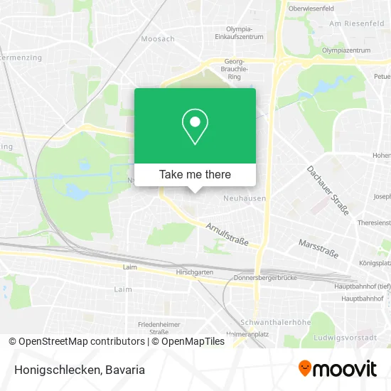 Карта Honigschlecken