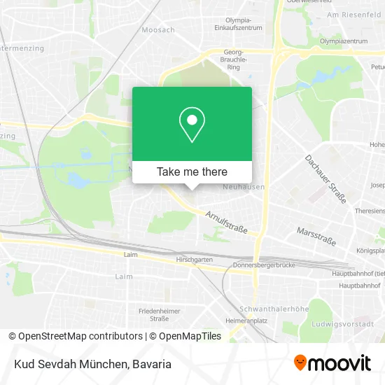 Карта Kud Sevdah München