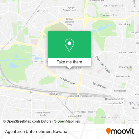 Карта Agenturen Unternehmen