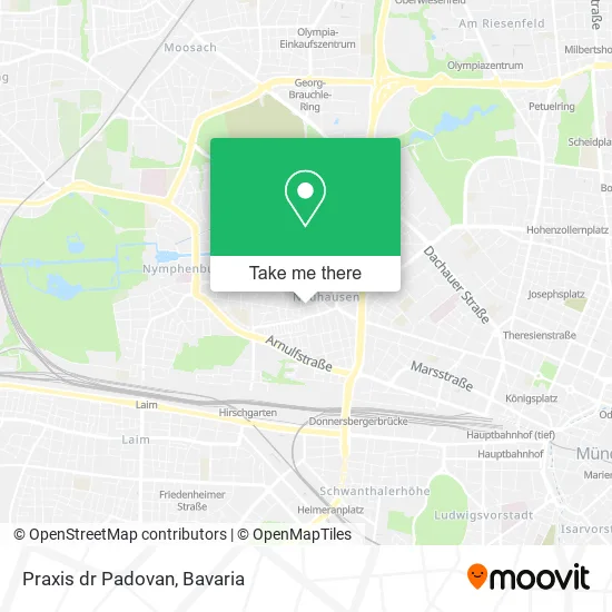 Карта Praxis dr Padovan