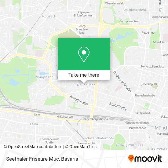 Карта Seethaler Friseure Muc