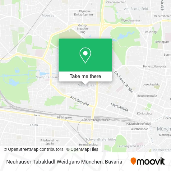 Карта Neuhauser Tabakladl Weidgans München