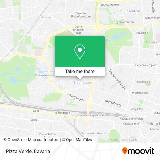 Карта Pizza Verde