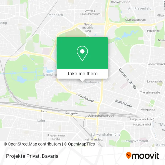 Карта Projekte Privat