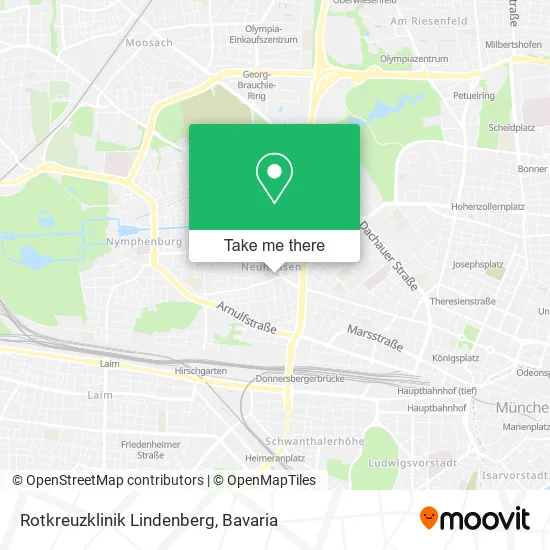 Карта Rotkreuzklinik Lindenberg