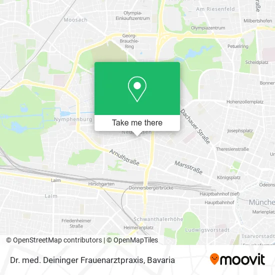 Карта Dr. med. Deininger Frauenarztpraxis